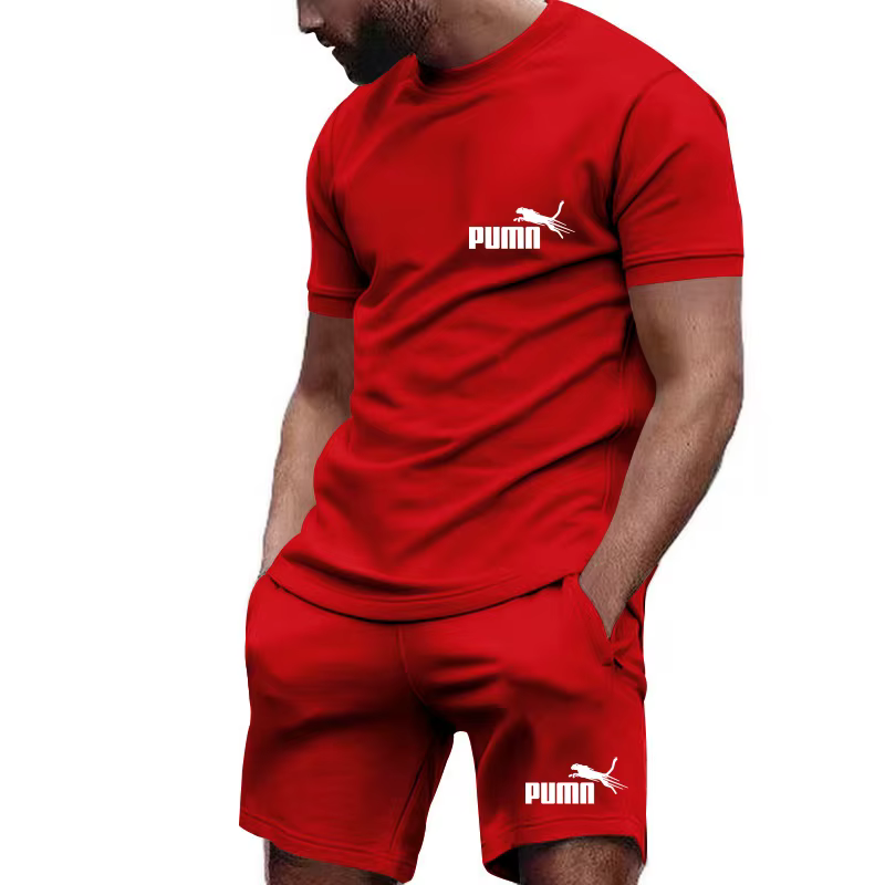 Nouvel ensemble T-shirt et short pour homme été 2026