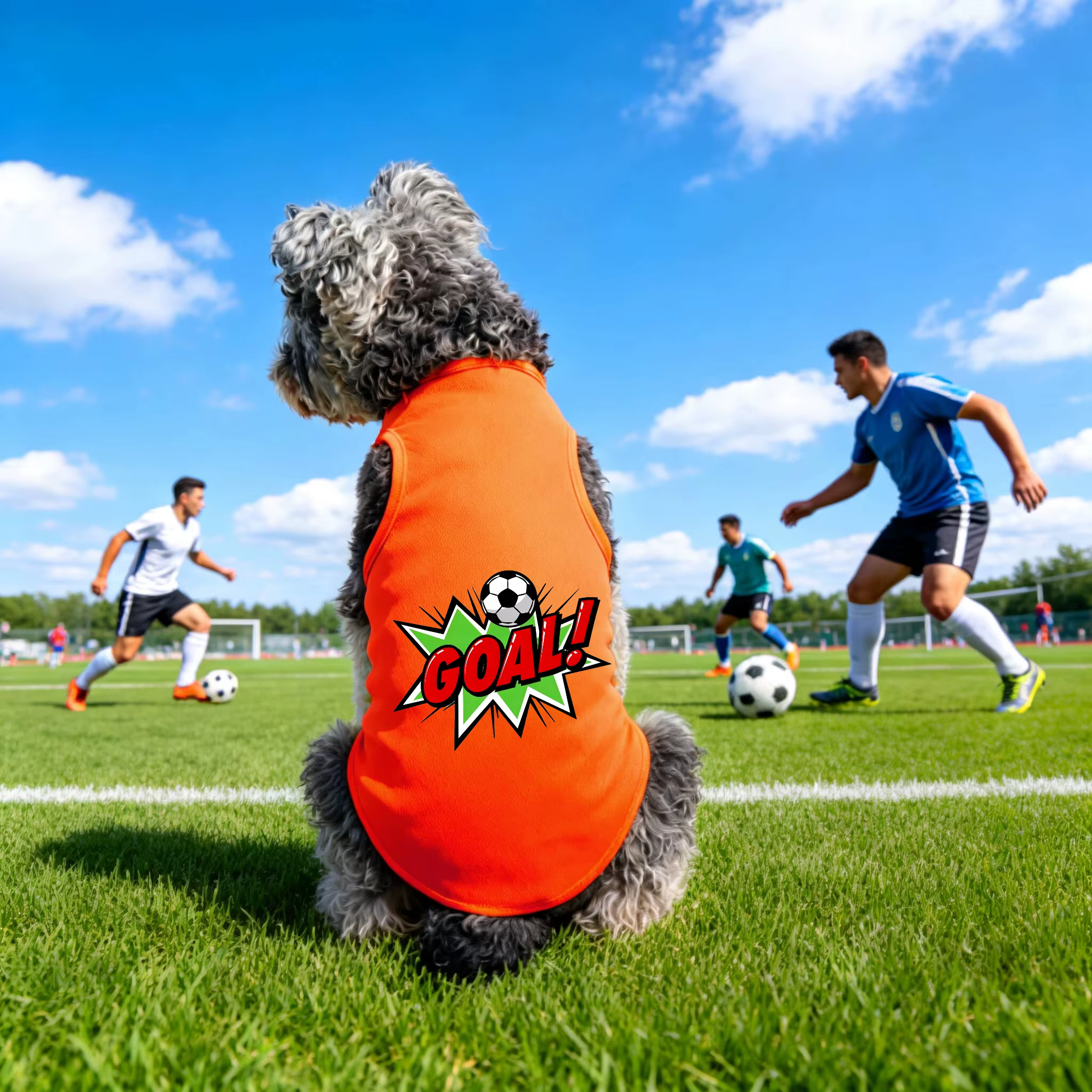 T-shirt imprimé Coupe du Monde pour chien - Des motifs tendance et mignons qui ajoutent de la vitalité à votre