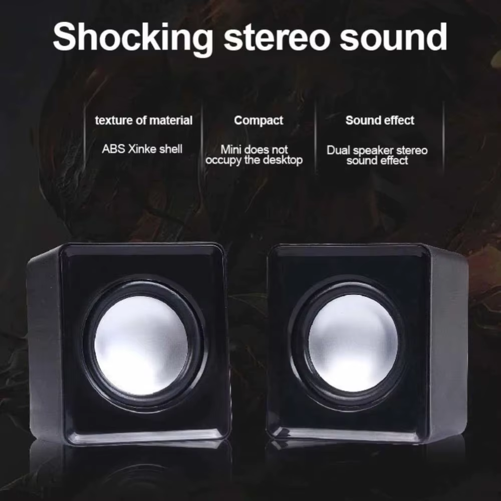 Haut-parleur d'ordinateur pour PC portable De bureau Caixa De Som boîte De son système Audio De musique colonne Bocina