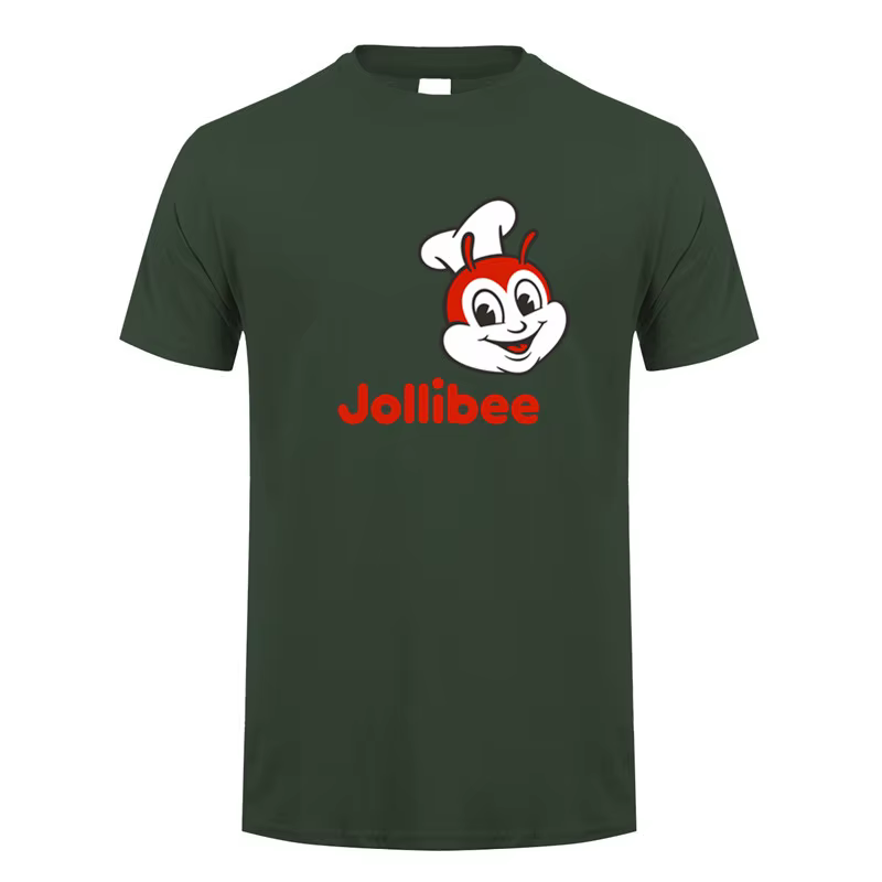 Jollibee t-shirt été hommes coton à manches courtes T-shirts drôle