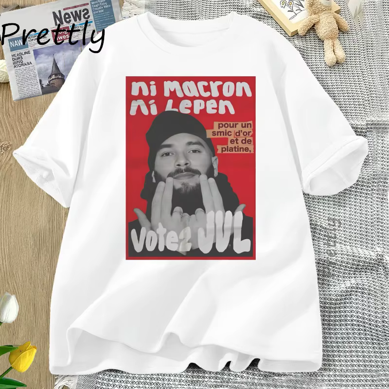 JUL T-shirt rappeur Hip Hop coton à manches courtes