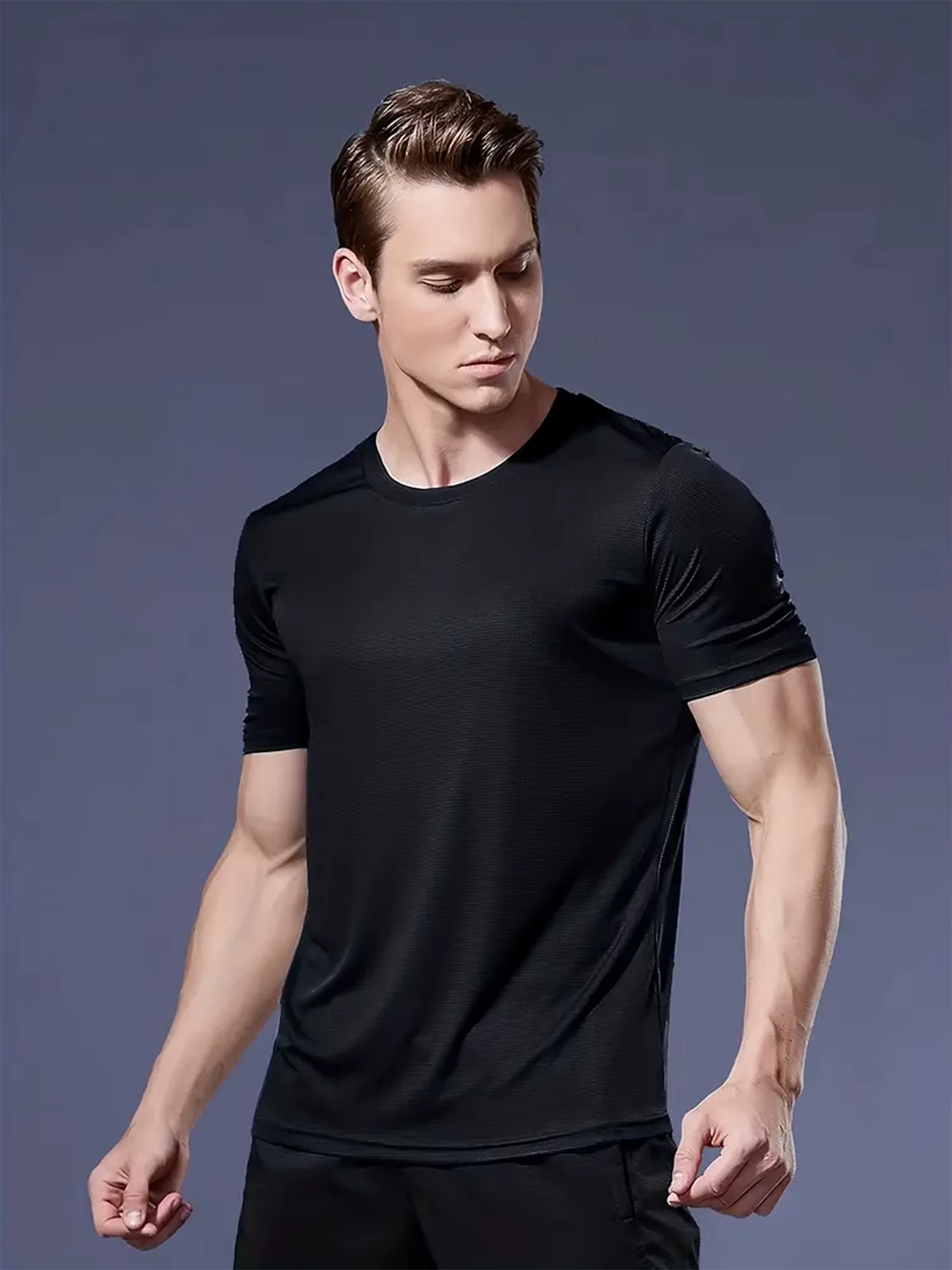 T-shirt à col rond pour homme