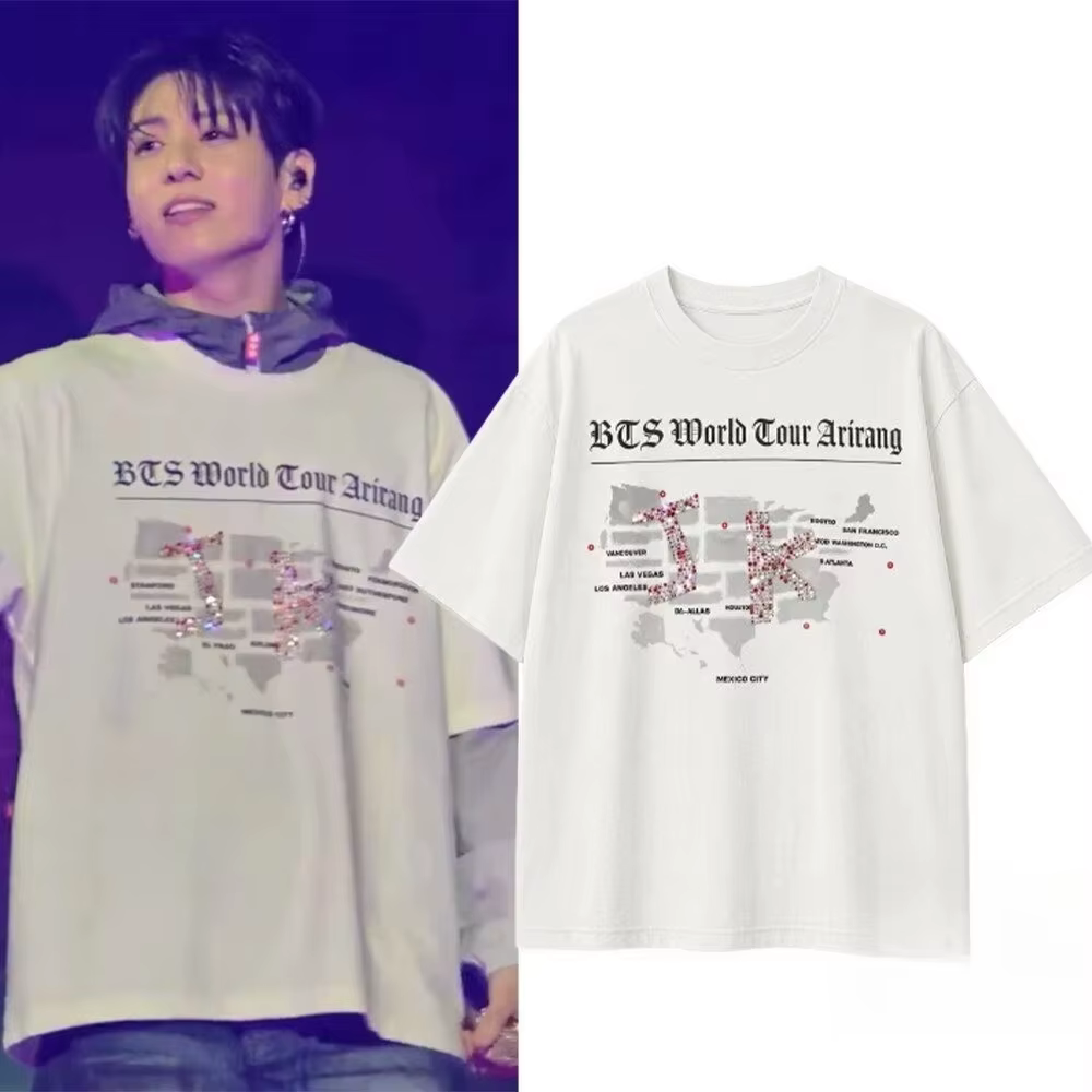 T-shirt 100 % coton style JK Jungkook