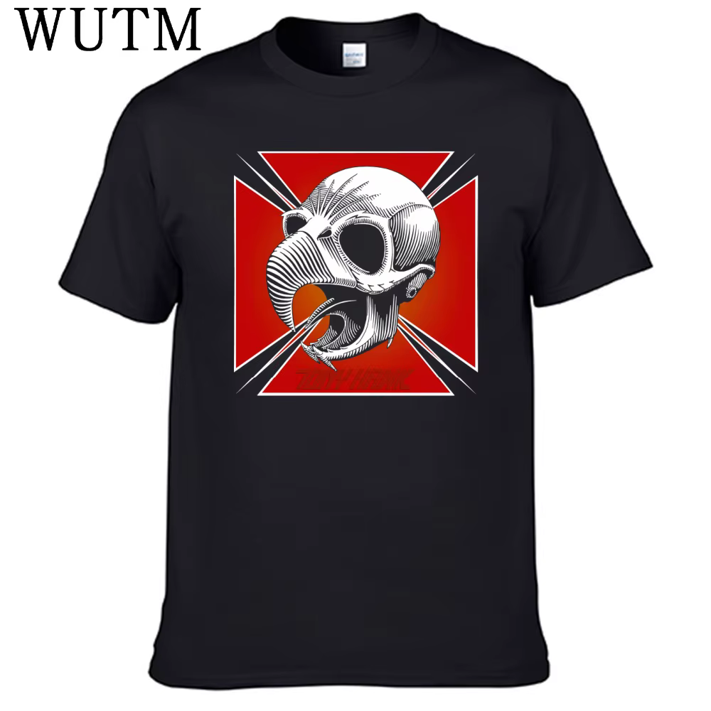 T-shirt pour hommes, 100% coton, Tony Hawk