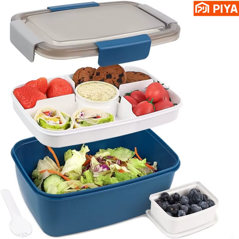 Grande boîte à Bento sûre pour micro-ondes
