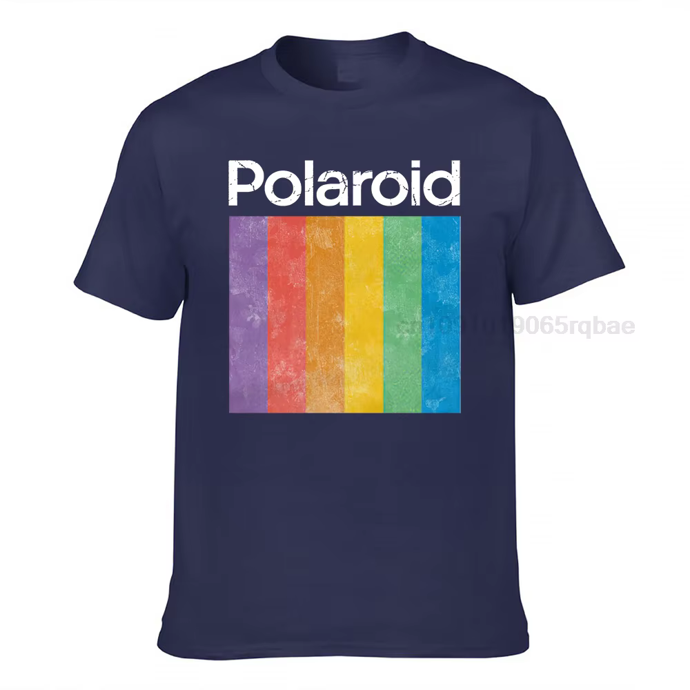 POLAROID t-shirt appareil Photo photographie instantanée rétro Vintage Logo Look années 70 80
