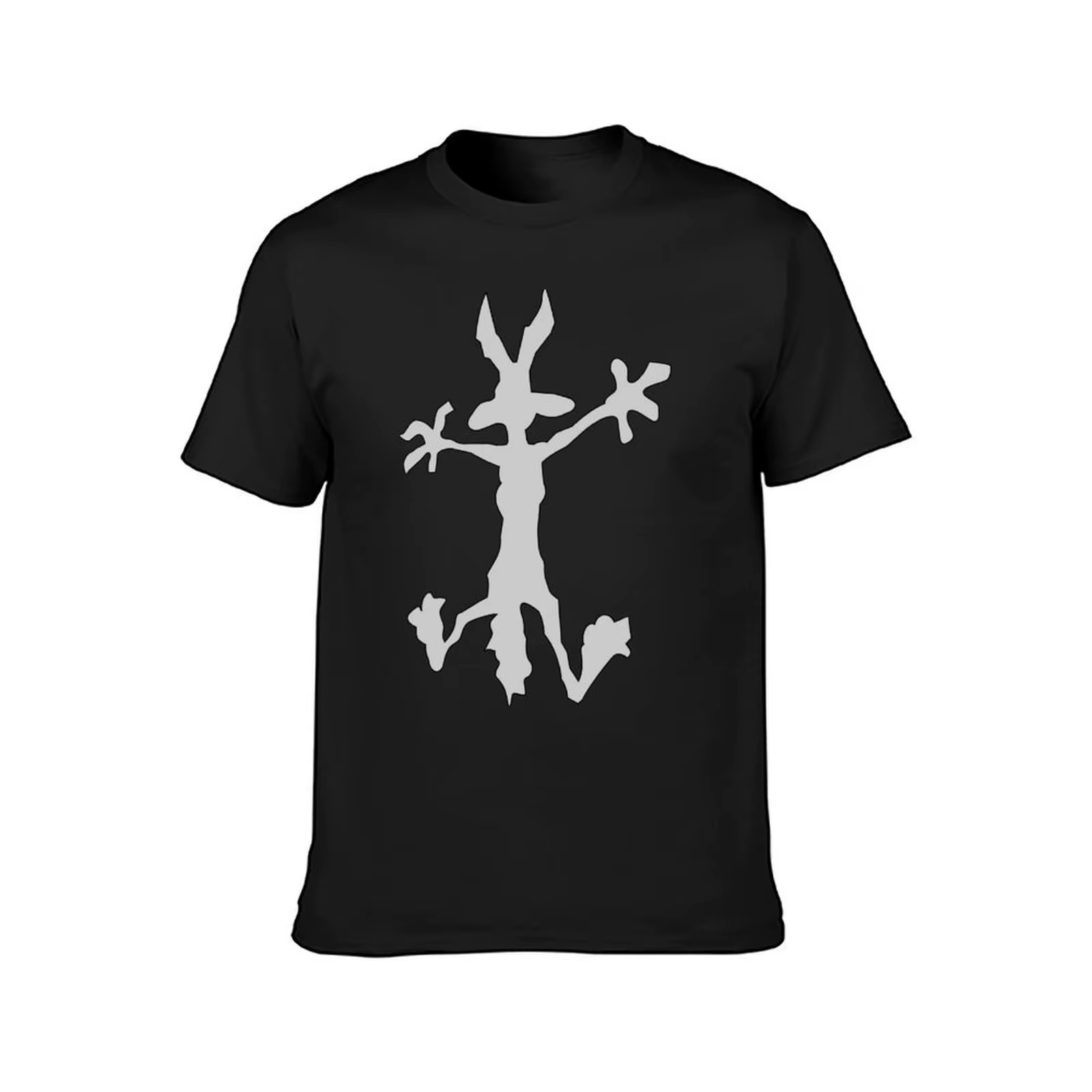 T-shirt à trous de coyote pour hommes