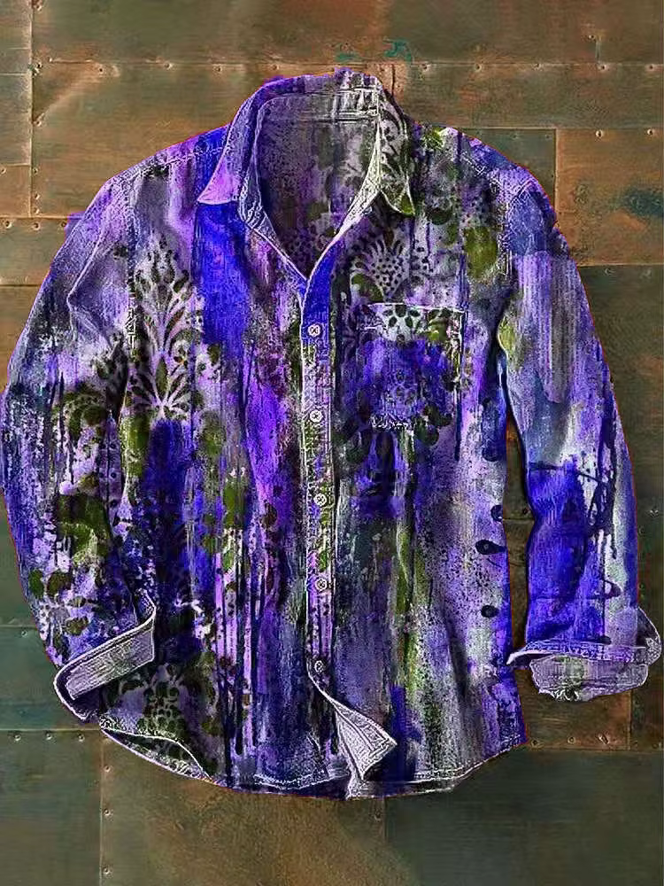Chemise à manches longues pour hommes