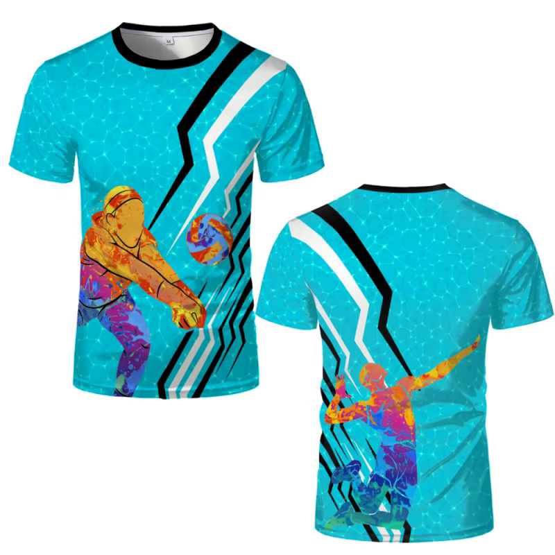 T-shirt d'uniforme de volley-ball pour hommes et femmes