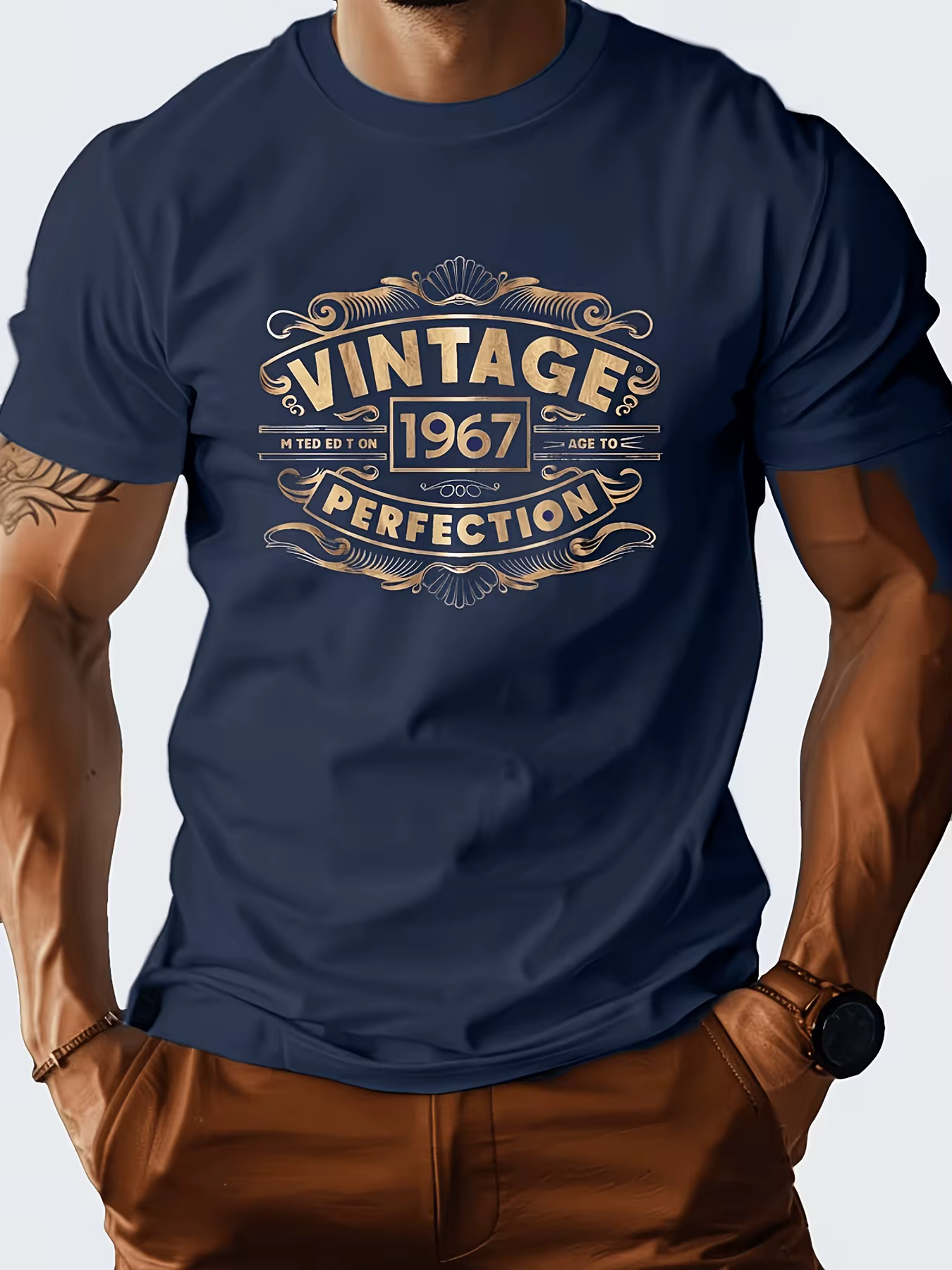 T-shirt imprimé élégant pour homme