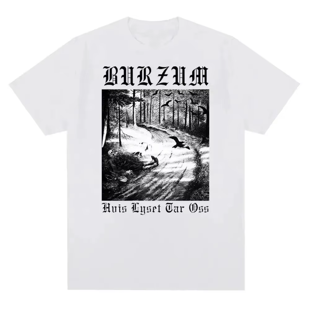 Burzum Blow The Trumpet T-shirts polyvalents en coton