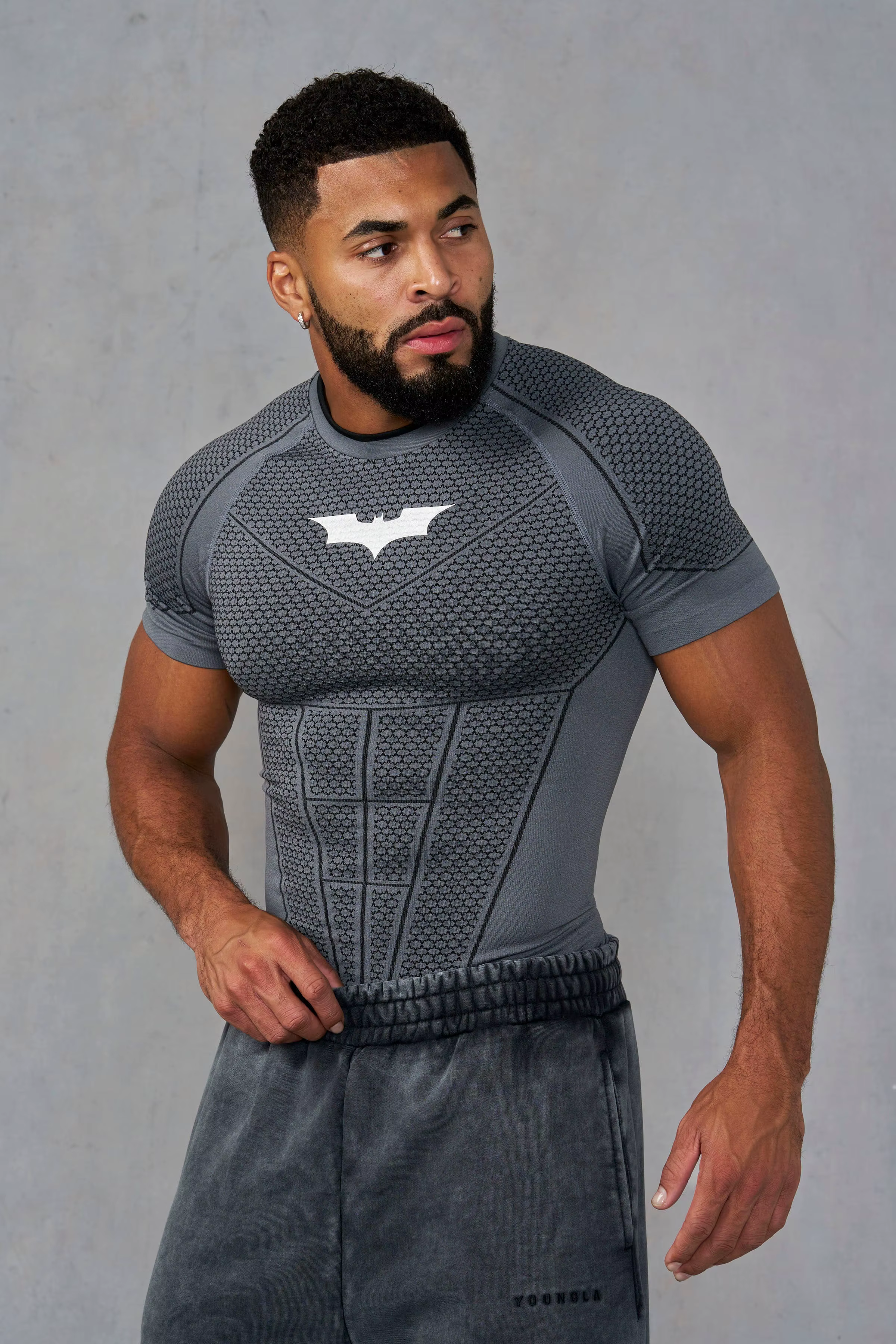 Été nouveau T-shirt serré pour hommes survêtement YA sport Fitness sensation de glace ajustement
