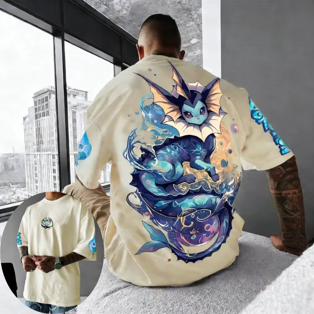 T-shirt Pokémon pour hommes et femmes, t-shirt polyvalent Giratina Anime, tenues parent-enfant à manches courtes pour garçons, nouvelle collection été et printemps