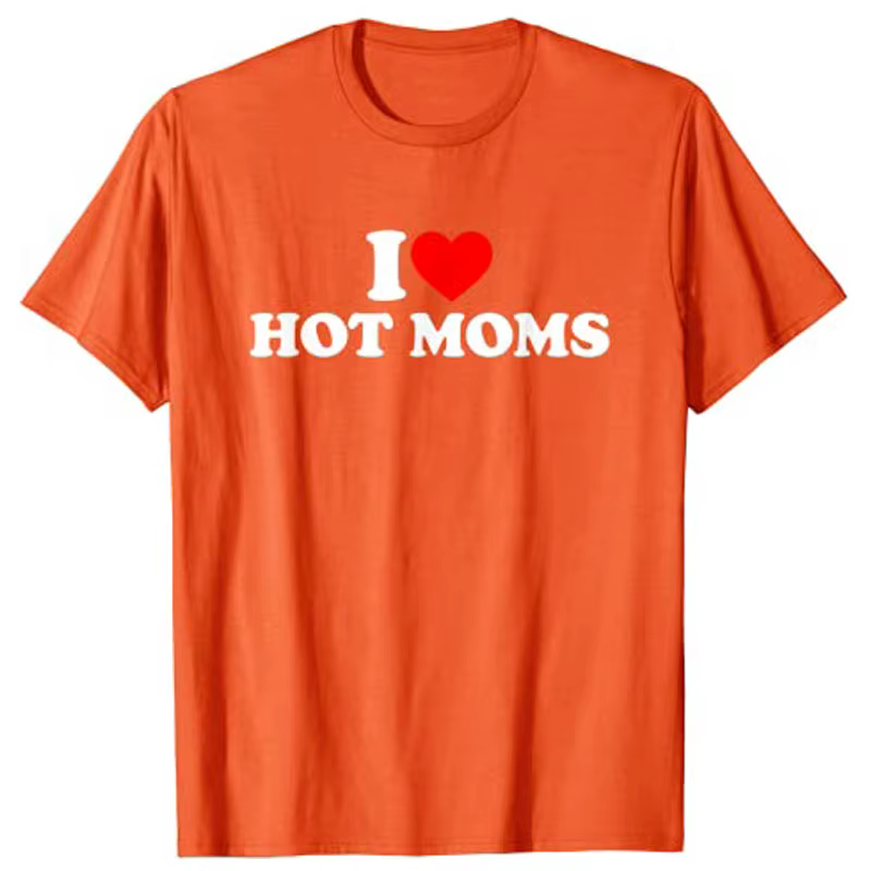 T-Shirt «I Love» pour mamans, hauts, cadeau de fête des mères