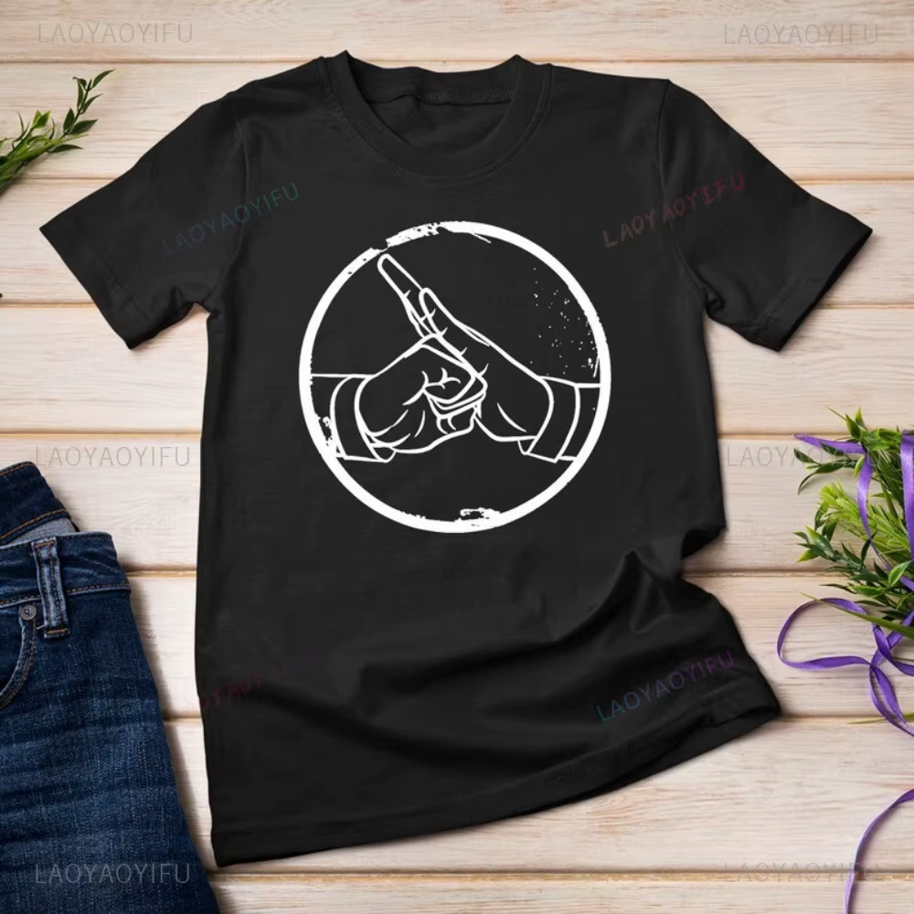 Kung Fu Art Martial Shaolin moine main salut T-Shirt décontracté mode ample Harajuku homme