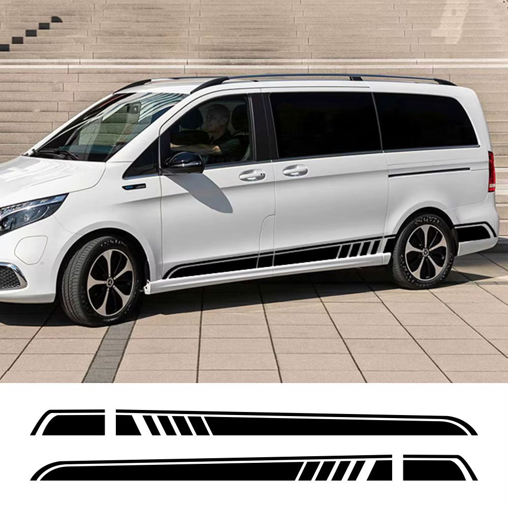 Autocollants de voiture en vinyle, 2 pièces, pour Mercedes Benz Vito classe V Viano W447 V260 W639 W638 Marco Polo Camper Van, accessoires de réglage