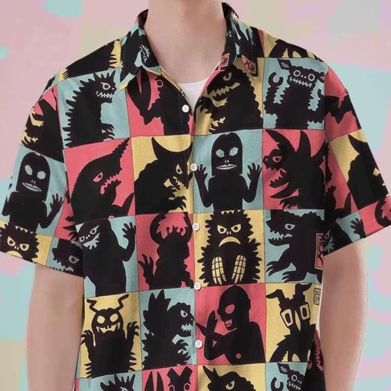 Nouveau T-shirt Godzilla dessin animé