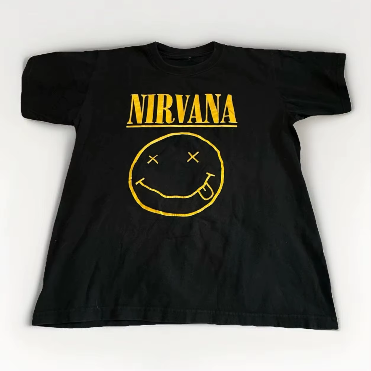 T-Shirt du groupe Nirvana en coton pour hommes et femmes, Streetwear d'été
