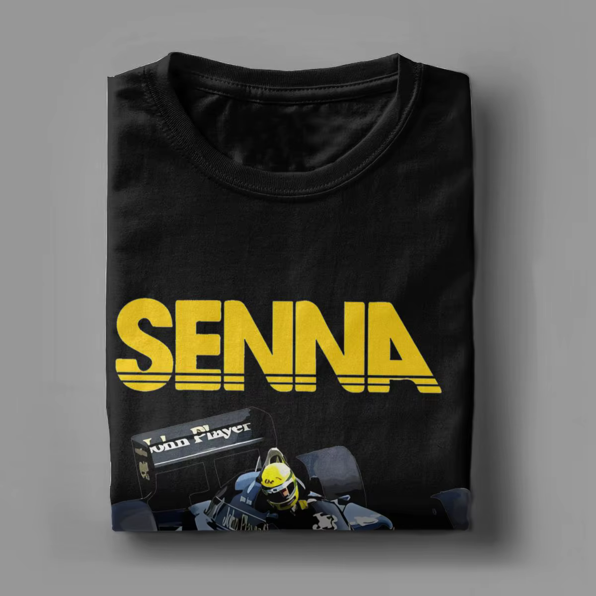 Ayrton Scannelle-T-shirt à manches courtes et col rond pour homme
