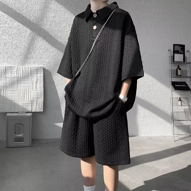 Ensemble polo et short de sport pour homme