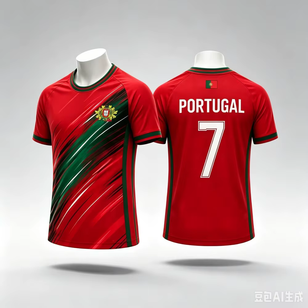 T-shirts pour hommes imprimés avec le drapeau national du Portugal