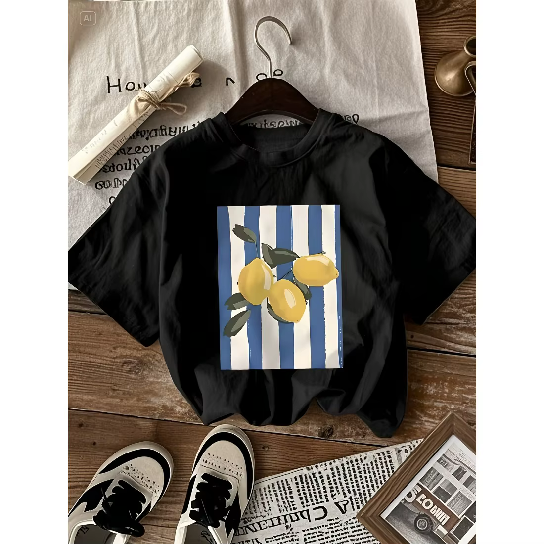 T-shirt à col rond pour enfants