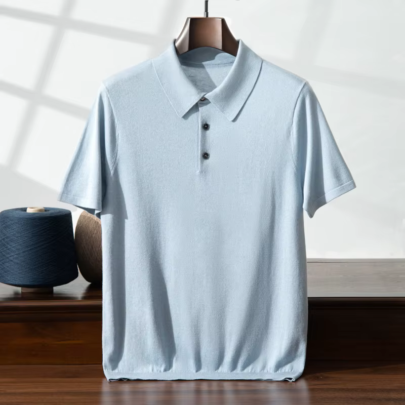 Polo à manches courtes Mulberry pour hommes