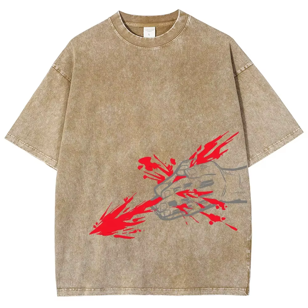 Japon Anime Jujutsu Kaisen Choso Cool graphique T-shirt hommes décontracté Manga t-shirts lavé Vintage