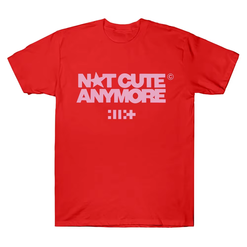T-shirts Kpop 2026 « Not Cute Anymore » – T-shirt de groupe
