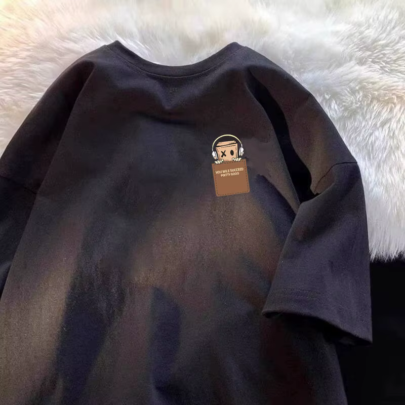T-shirt en coton imprimé pour homme
