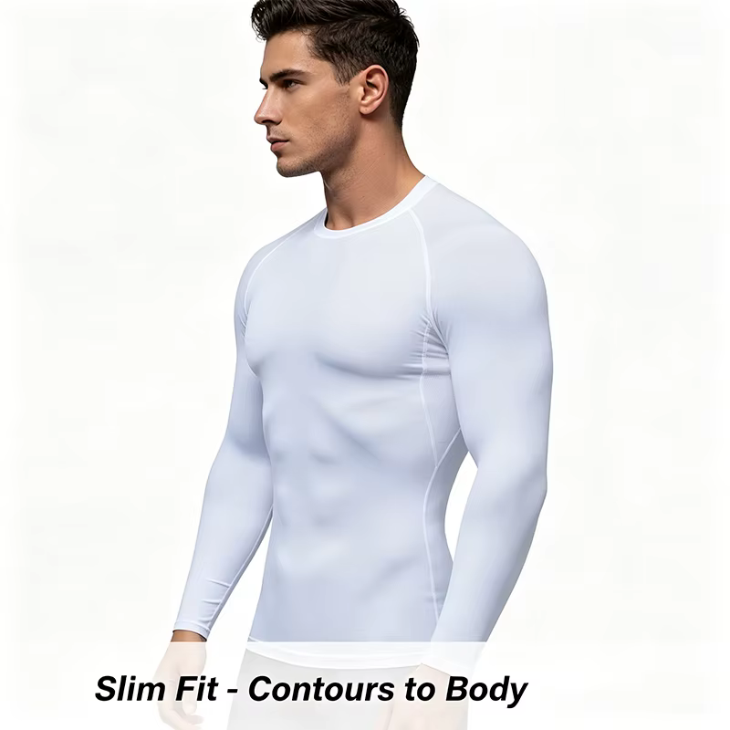 T-shirt de sport moulant pour homme à séchage rapide
