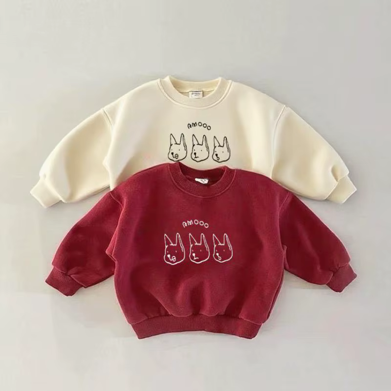 Sweat-shirt à manches longues pour garçons et filles