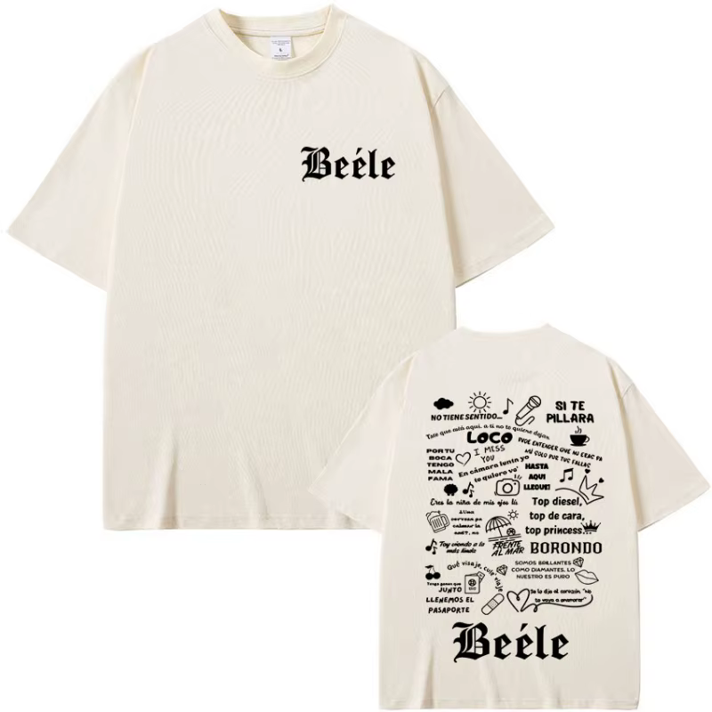 T-shirt graphique pop BEELE Album Merch pour hommes et femmes