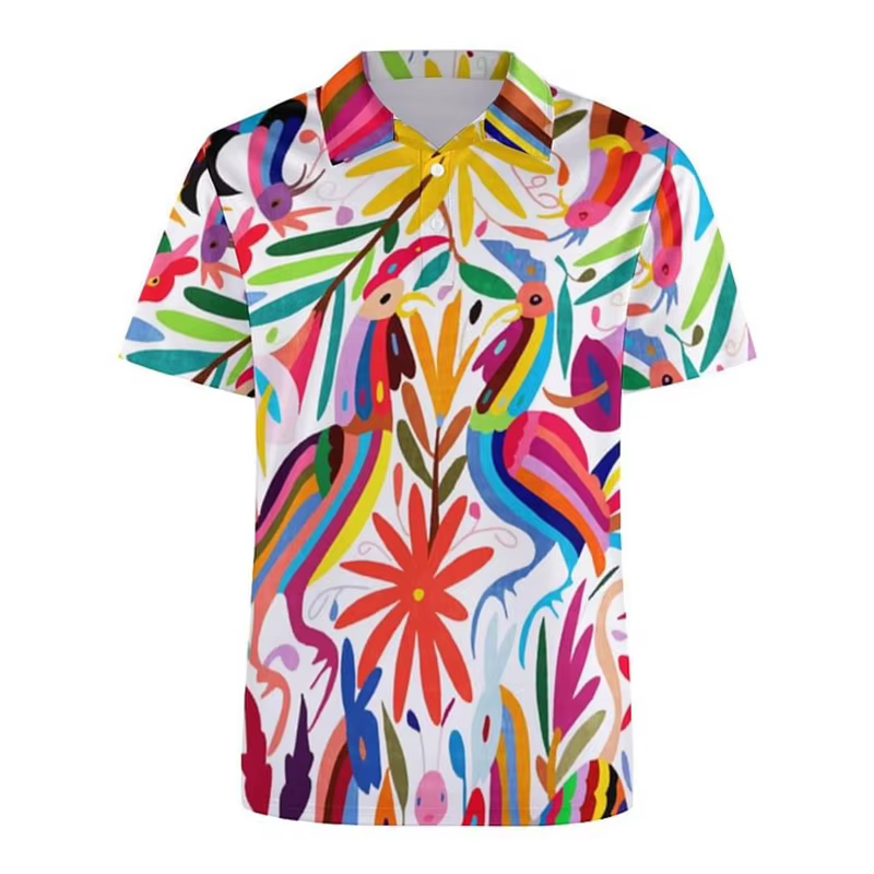 Polo coloré à manches courtes pour hommes