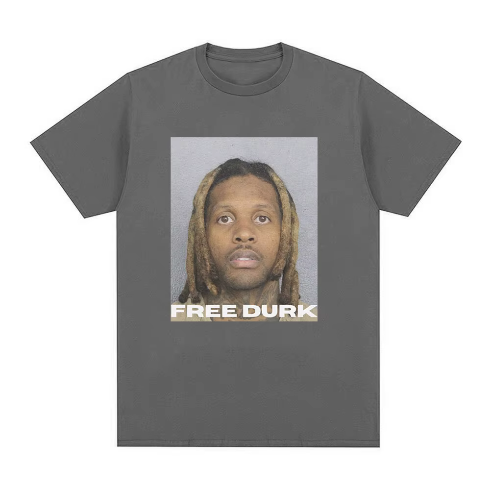 FREE DURK-T-shirt graphique Lil Durk pour homme et femme
