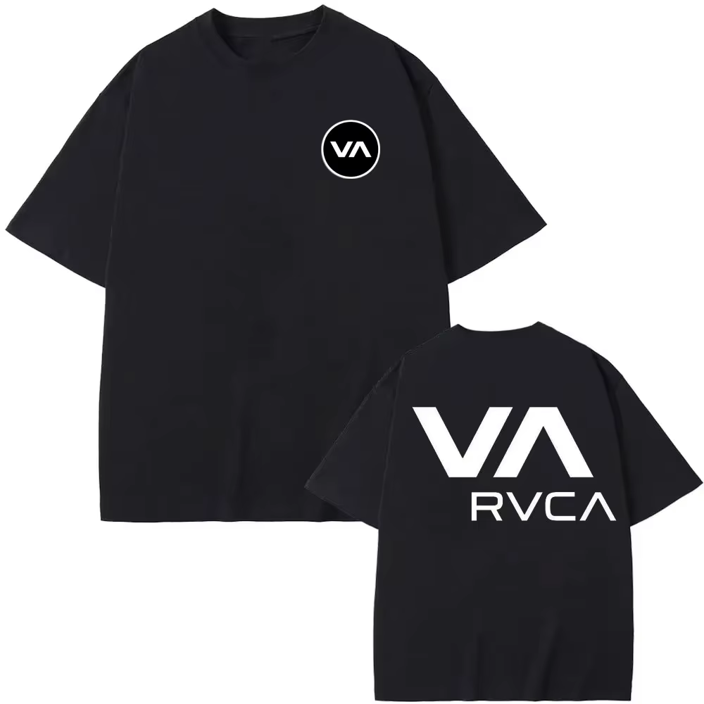 T-shirt RVCA noir en coton pour homme