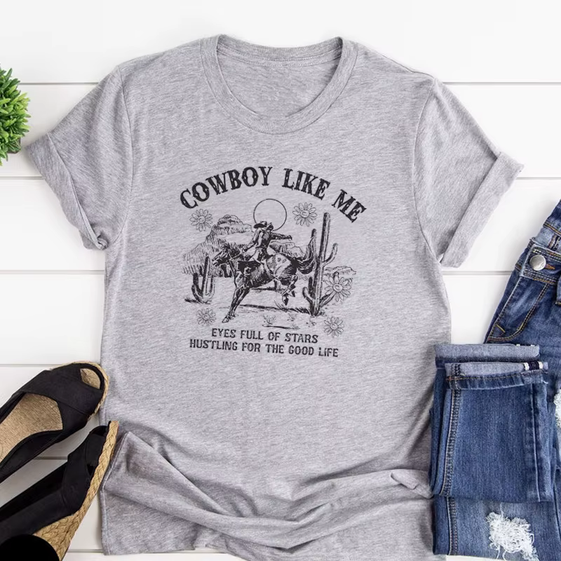 T-shirt Cowboy Like Me Western Rodeo pour femme
