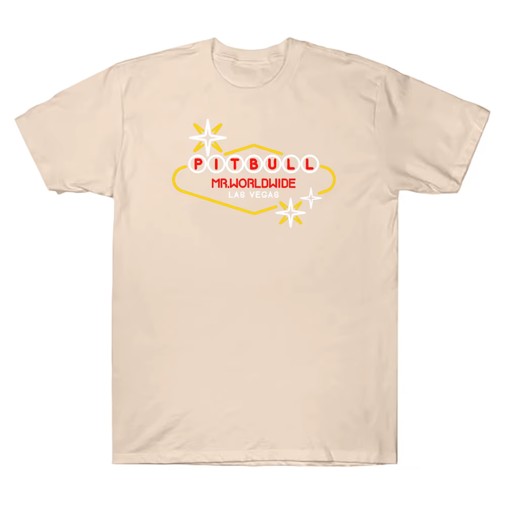 Rappeur Pitbull Vegas signe t-shirt Rap Hip Hop musique T-shirts femmes hommes coton surdimensionné vêtements été confortable col rond hauts