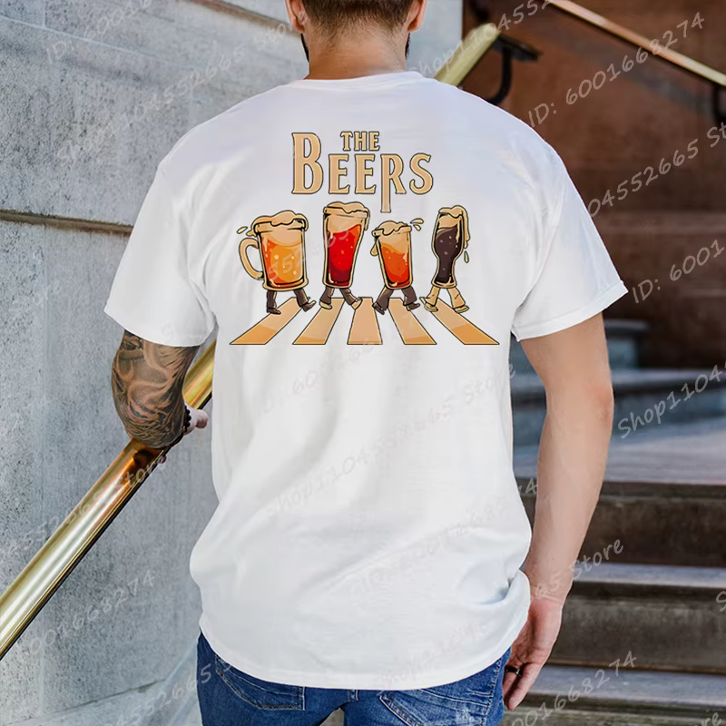Les bières T-shirt imprimé graphique pour hommes j'ai besoin de bière t-shirts été à manches courtes