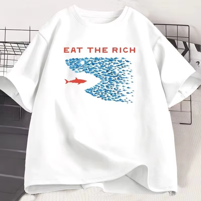 T-shirt Eat The Rich pour hommes et femmes