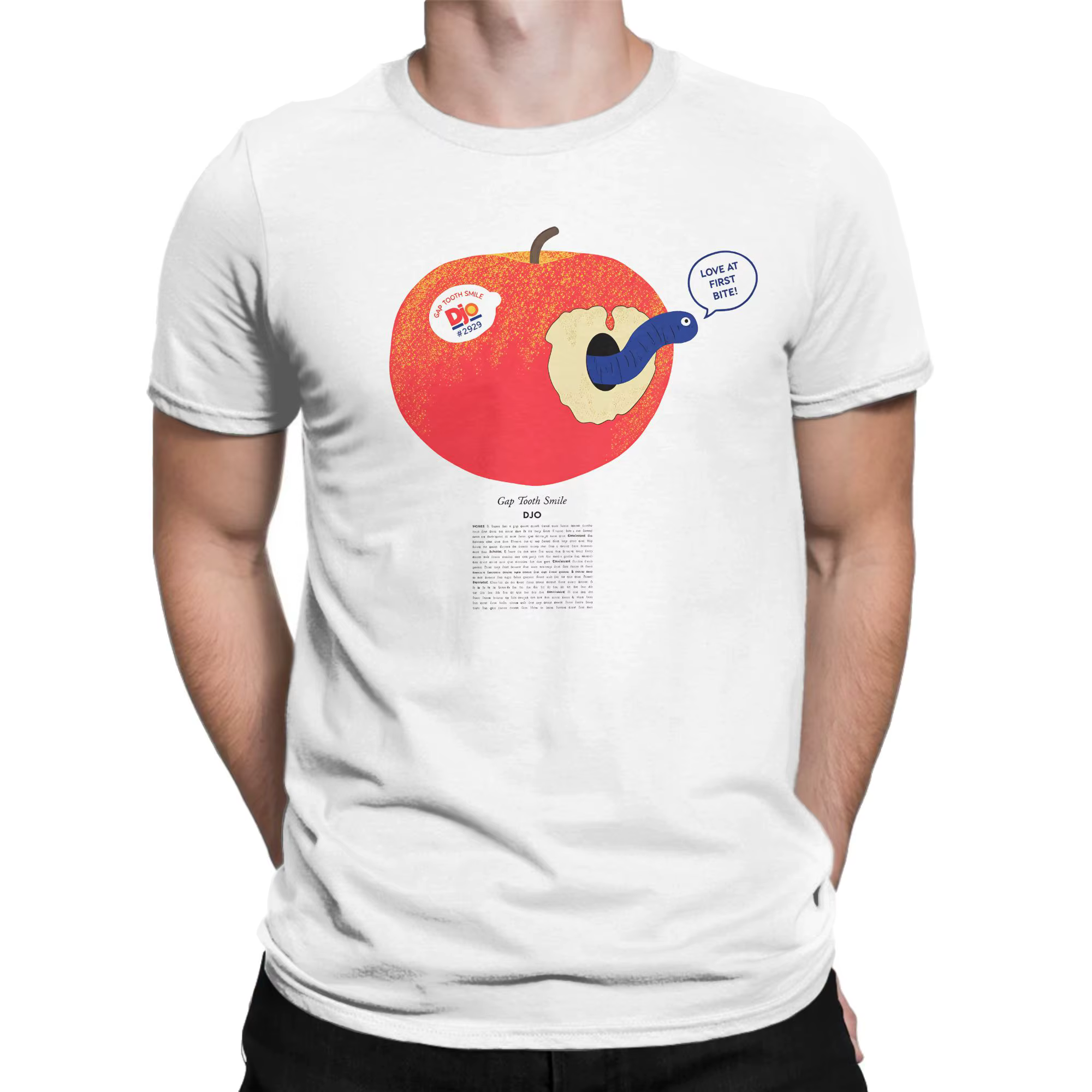 Hipster Djo Apple T-Shirts pour hommes