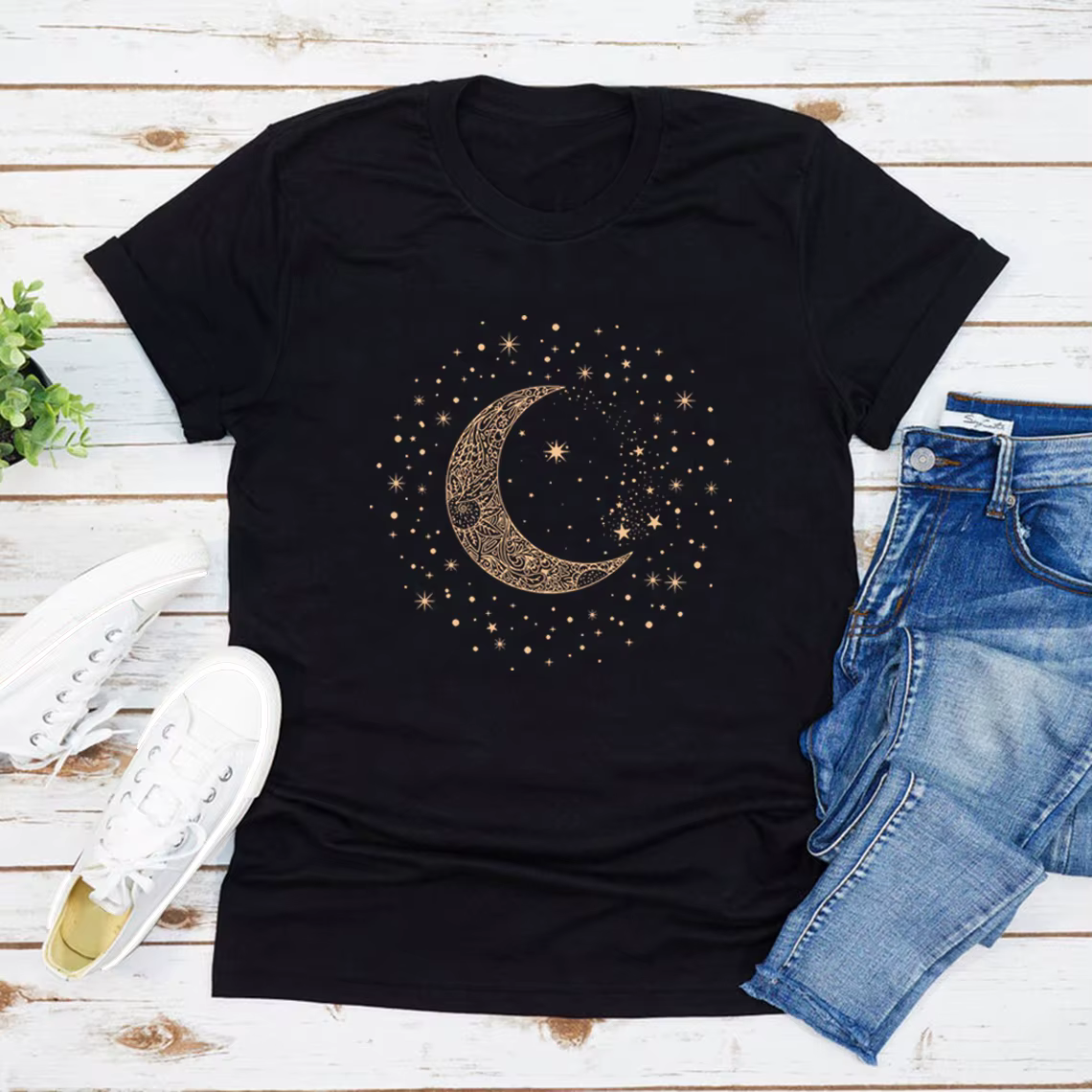 T-shirt Mystique Phases de Lune