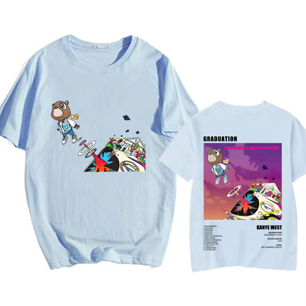 T-shirt Kanye West avec impression graphique
