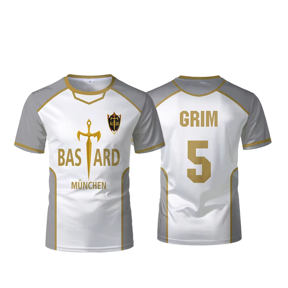 Nouveau maillot de football Blue Lock Anime Bastard München 2025 pour homme
