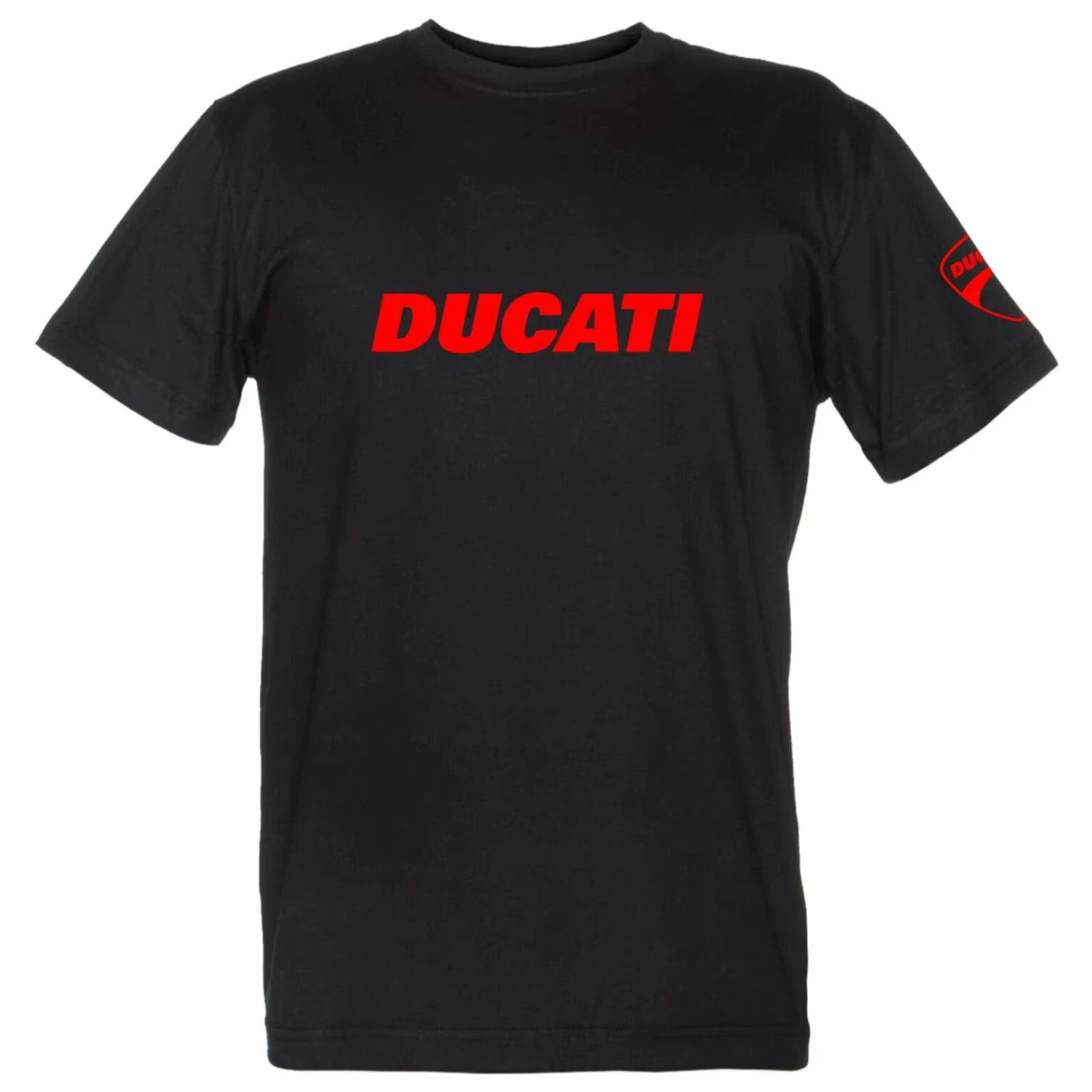 T-shirt unisexe Ducati avec logo rouge