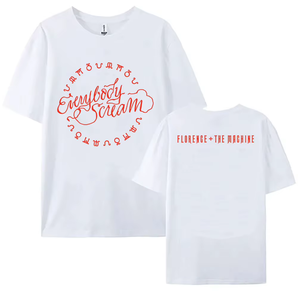 FLORENCE + la MACHINE saisons T-shirt à manches courtes coton femme