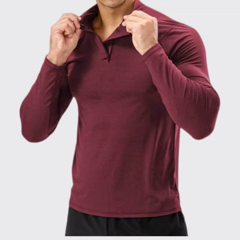 T-shirt de sport pour homme à manches longues