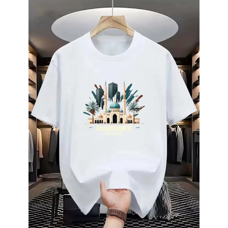 T-shirt graphique Casablanca - Motif de ville marocaine