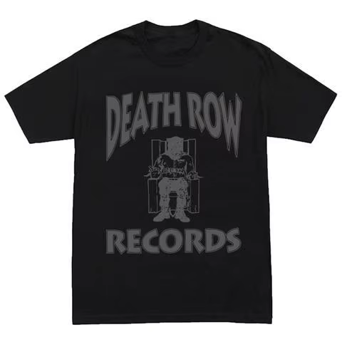 Death Row Records – T-shirt graphique Hip Hop Vintage pour hommes et femmes