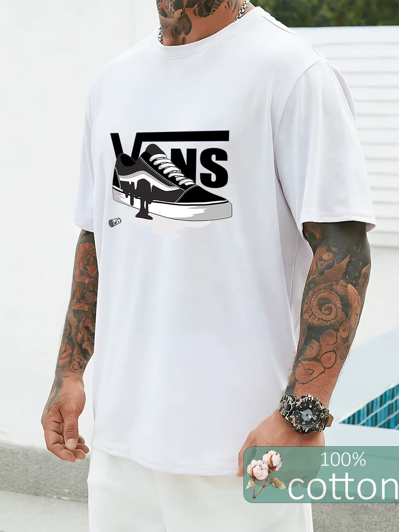 T-shirts en coton pour hommes – Nouveauté 2026 – Luxe